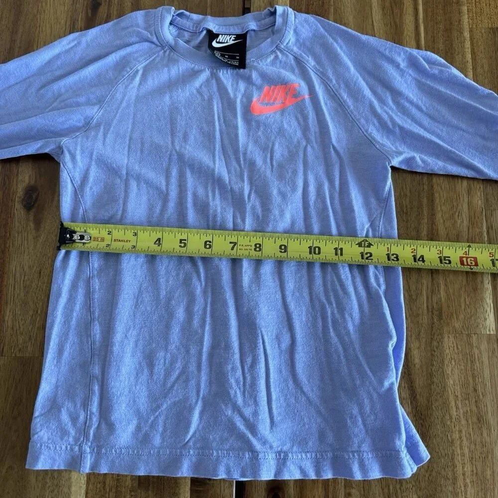 NIKE Girl Long Sleeve Top‎ Purple Pink Size Large Sporty Athletic School Play